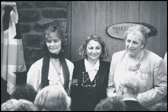  VIRGINIA McKENNA, TANIA SZABO & ROSEMARY RIGBY MBE 